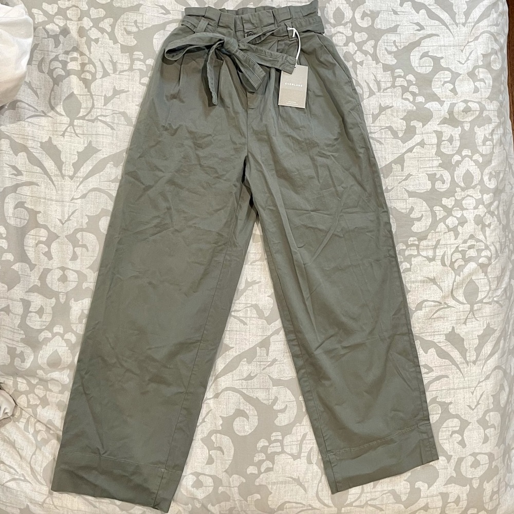 Everlane - The Paperbag Pant - Dried Thyme